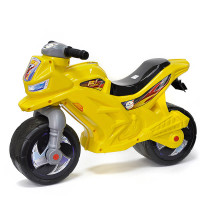 Дитячий мотоцикл біговел Оріон жовтий 501