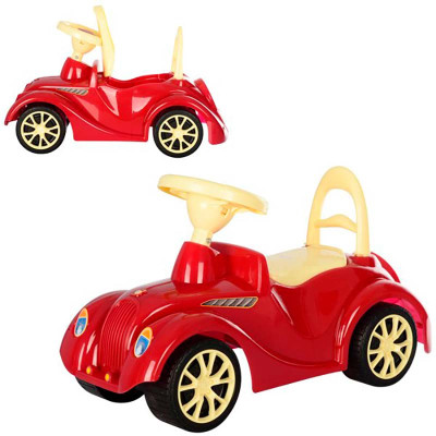 Машинка-каталка толокар Оріон Ретро бордова 900_К