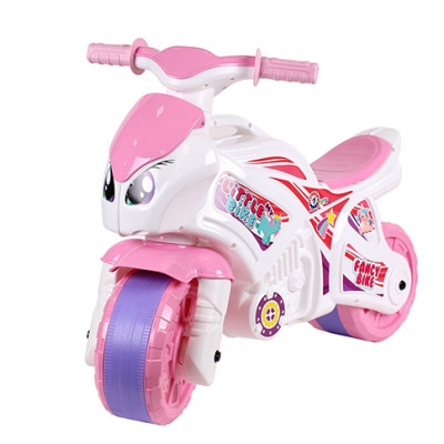 Каталка-біговел Мотоцикл ТехноК Біло-рожевий 5798
