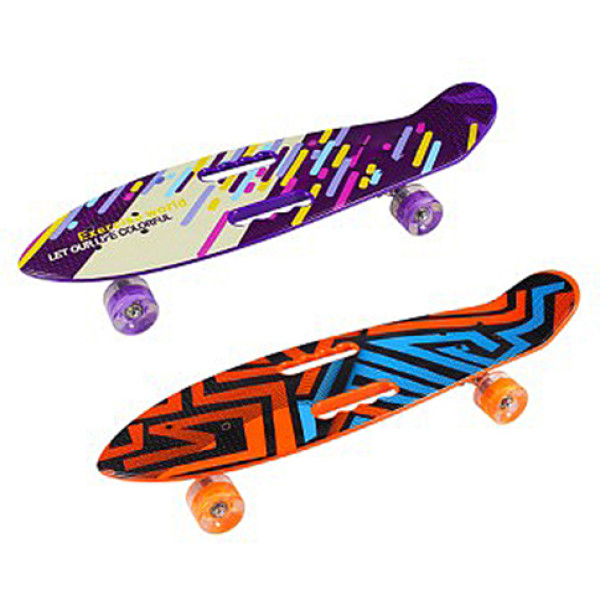 Скейт пластиковий з колесами що світяться BT-YSB-0084