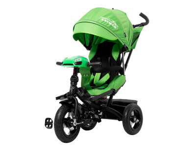 Велосипед триколісний TILLY CAYMAN T-381 Зелений з посиленою рамою і пульто T-381 Зеленый