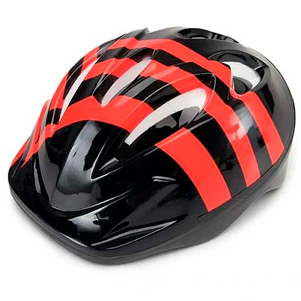 Захисний дитячий шолом для катання 24.5*20 см Z41492_Black-Red