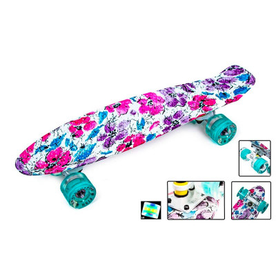 Пенні-борд 22 Fish Original Маки підсвітка коліс PFO09