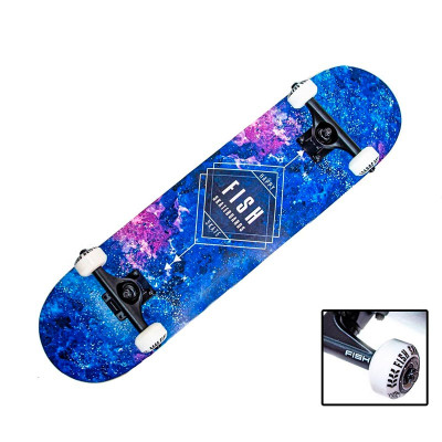 Скейтборд Fish "Blue Rhombus" Fish_2