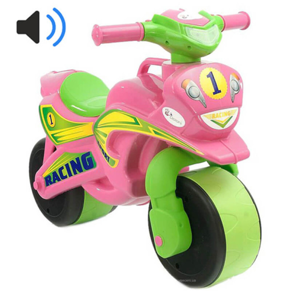 Мотобайк музичний "Sport" рожевий 0139/30