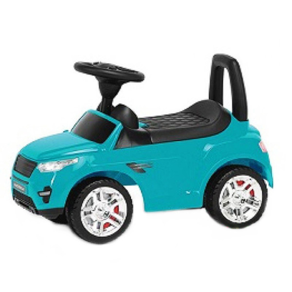Машинка-каталка бірюзова 2-006