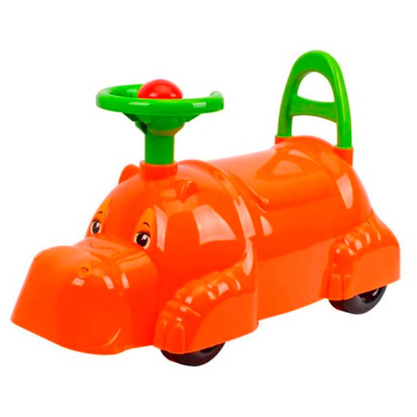 Машинка-каталка Технок рожевий бегемотик 3664_Orange Машинка-каталка Технок рожевий бегемотик 3664_Orange