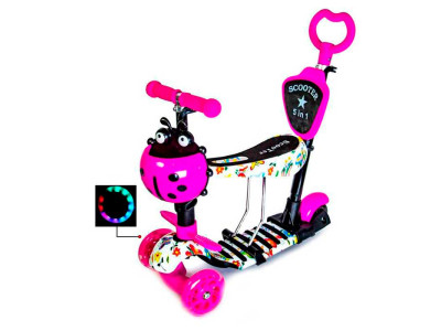 Самокат з сидінням NEW PRINT Метелики 959350826