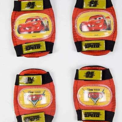 Коплект спортивного захисту Cars для дітей наколінники і налокітники HL0109