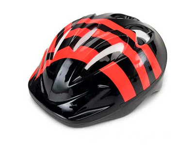 Захисний дитячий шолом для катання 24.5*20 см Z41492_Black-Red