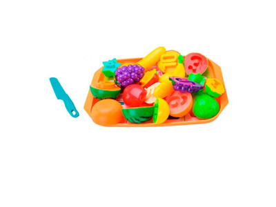 Продукти набір овочі та фрукти з цифрами PL-524-203_Orange