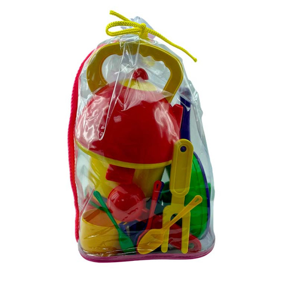 Дитячий набір посуду міні Юника 71009_Rainbow