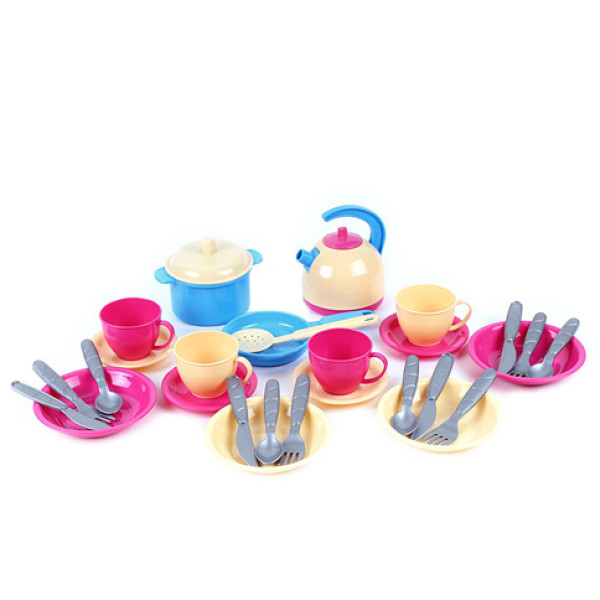 Дитячий ігровий посуд Технок Маринка 11 пластиковий 1653