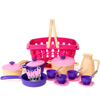 Дитячий ігровий набір посуду Технок фіолетовий фіолетовий 4449