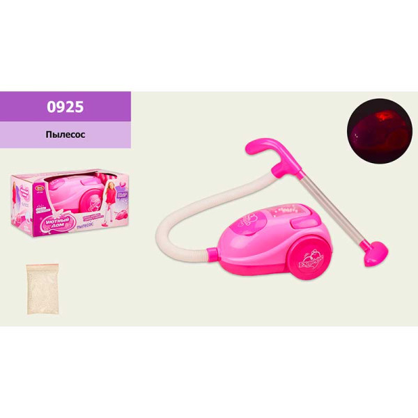 Пилосос "Затишний дім" батар світло звук з пакетом пінопласту в кор. 30 0925