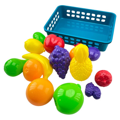 Ігровий Кошик з фруктами Бамсик пластиковий 010/13_Blue