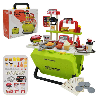 Ігровий набір кухаря Кафе фаст фуд з аксесуарами 668-160