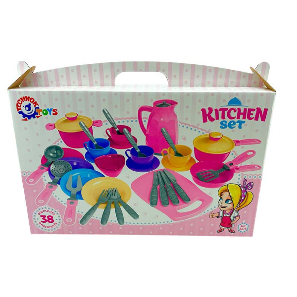 Дитячий ігровий посуд Технок пластиковий 3275 Дитячий ігровий посуд Технок пластиковий 3275