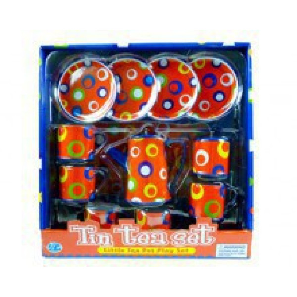 Кавовий сервіз Помаранчевий у кружечки S092H