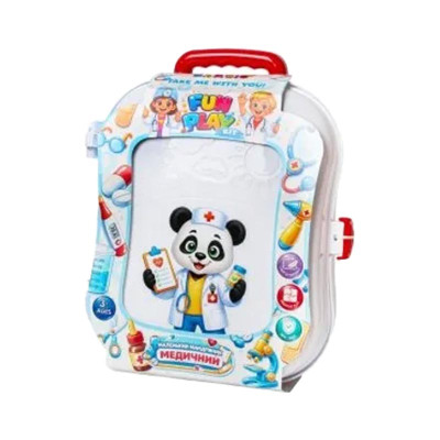 Ігровий набір Бамсик "Маленький мандрівник" медичний 305/9_Panda