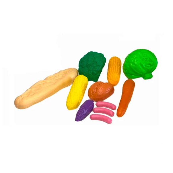 Ігровий набір Colorplast "Продукти" 11 елементів пластикові 1-128