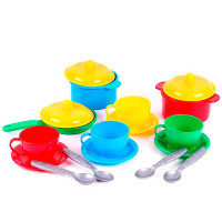 Дитячий ігровий посуд Технок Маринка 1 пластиковий 0687