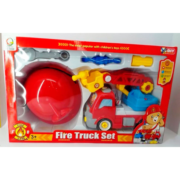 Набір пожежника (машинка каска інструмент) GC051160