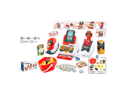 Каса арт. 668-119 (24шт/2) батар. світло-звуккасовий апаратсканерпродукт 668-119