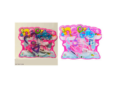 Лікар набір 2 види шприц стетоскоп з аксесуарами JZ001-4A6/4A3