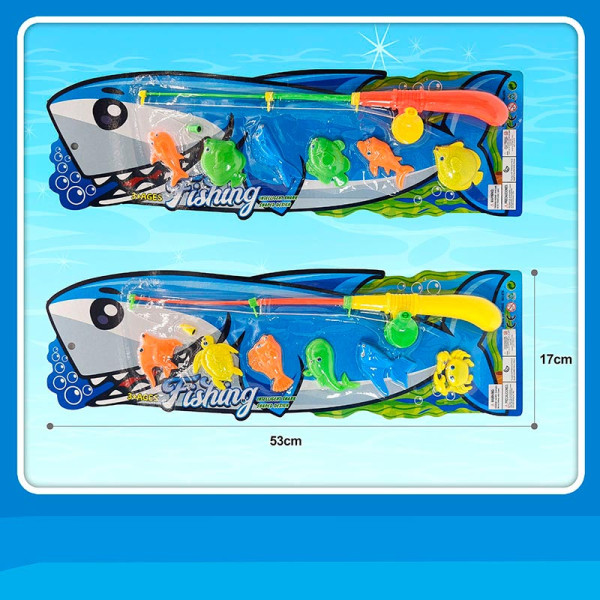 Рибалка вудка і 6 рибок 878-2