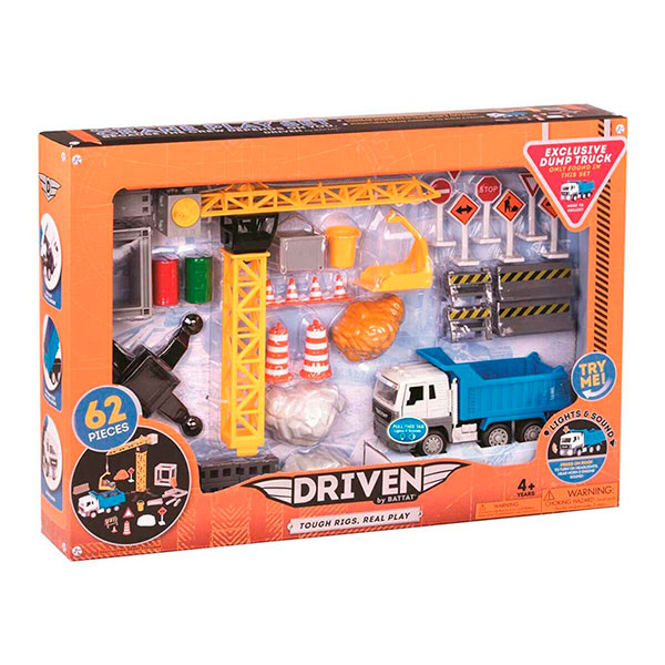 Ігровий набір DRIVEN Будівельний кран 62 ел. WH1022Z WH1022Z