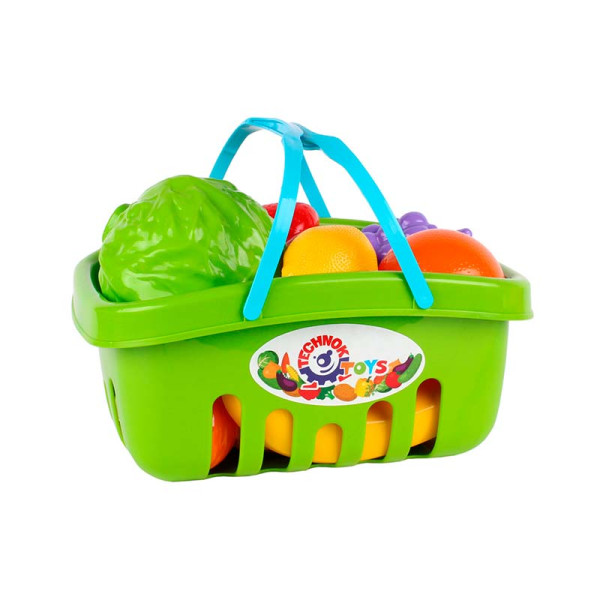 Іграшка ТехноК "Набір продуктів" у кошику 5354_Green