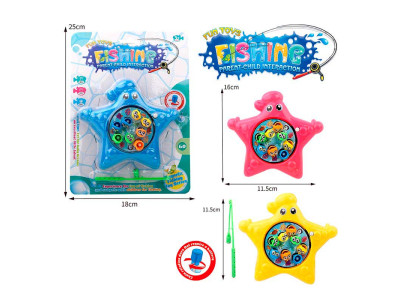 Рибалка заводна арт. 4000 (300шт/2) 3 кольори мікс вудка рибкир-р 115* 4000