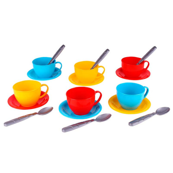 Дитячий ігровий посуд Технок "Чайний" пластиковий 0465