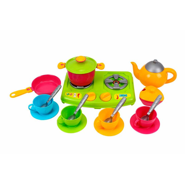 Дитяча кухня № 6 Технок з набором посуду 3572