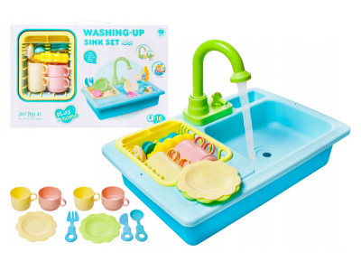 Кухонна мийка з набором посуду озвучена зі св AZ122-1