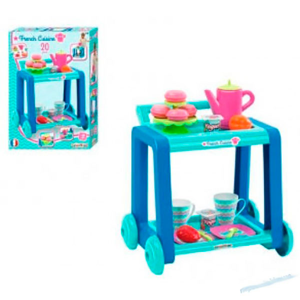 Возик French Cuisine з набором посуду та продуктами 20 аксес. 18 міс.+ 01618