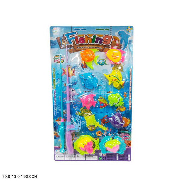 Рибалка 2 вудки і 8 рибок 3067-27