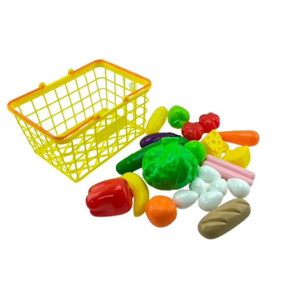 Ігровий набір Оріон Кошик "Супермаркет" 27 предметів 379 в.5_Yellow