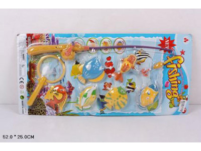 Риболовля магніт.вудка сачок 6 морських тварин на планшетці 52*25см 2206A Риболовля магніт.вудка сачок 6 морських тварин на планшетці 52*25см 2206A