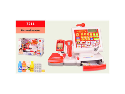 Касовий апарат батар світло звук сканер ваги калькулятор продукти в 7211