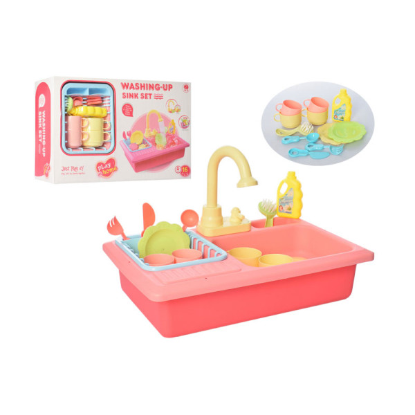 Кухонна мийка з набором посуду озвучена зі св AZ121