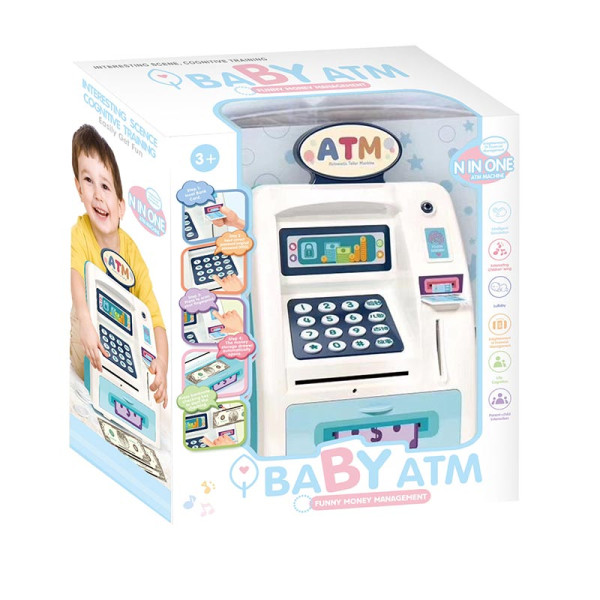 Банкомат-сейф із світлом і музикою на батарейках WF-3005 Банкомат-сейф із світлом і музикою на батарейках WF-3005