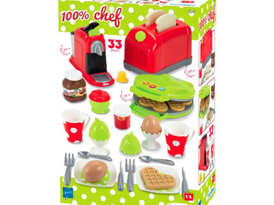 Набір "Кухонна техніка Chef" з посудом та продуктами 18 міс.+ 2624