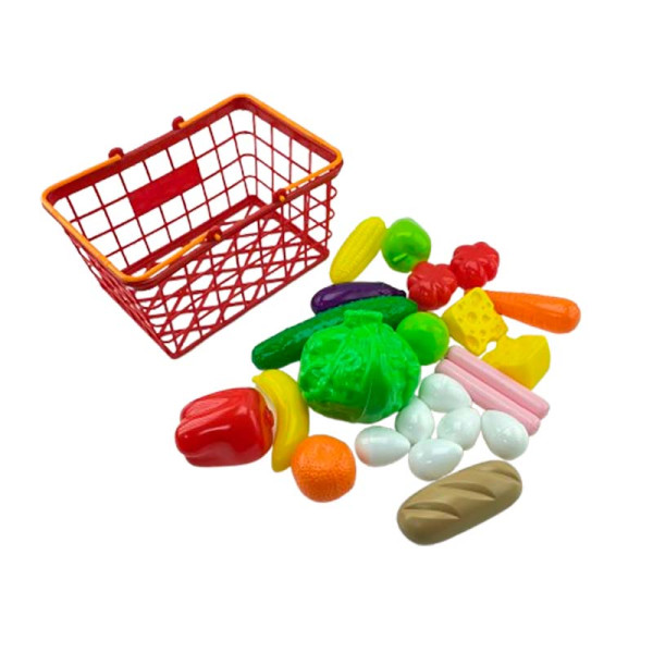 Ігровий набір Оріон Кошик "Супермаркет" 27 предметів 379 в.5_Red