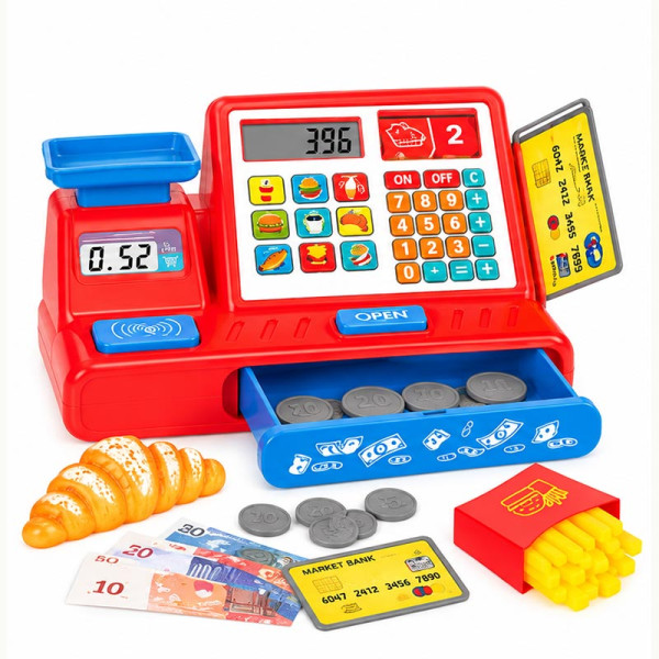 Іграшка Касовий апарат на батарейках 35627_Red