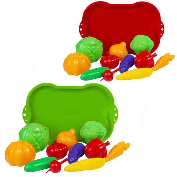 Ігровий набір Бамсик "Піднос з Овочами" пластикові 010/15