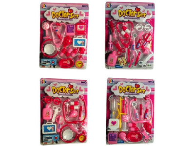 Доктор 4 види стетоскоп шприц пігулки аксес на планш. 5003-1/2/3/4