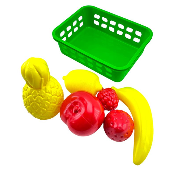 Ігровий Кошик з фруктами Бамсик пластиковий 010/12_Green