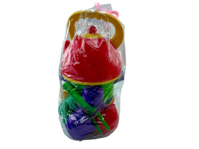 Ігровий набір посуд з чайником і каструлею Юника 70316_Red-Green